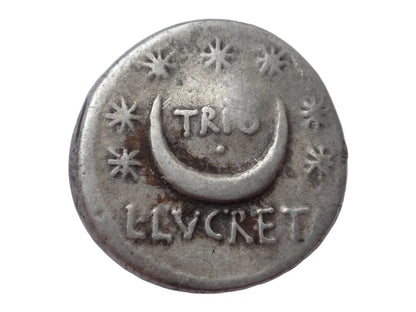 L. Lucretius Trio. 74 BC. AR Denarius