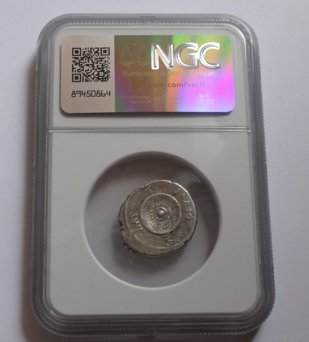 NGC VF 5/5- 3/5 Octavian 35/4 BC (Augustus) Roman Imperatorial AR Denarius