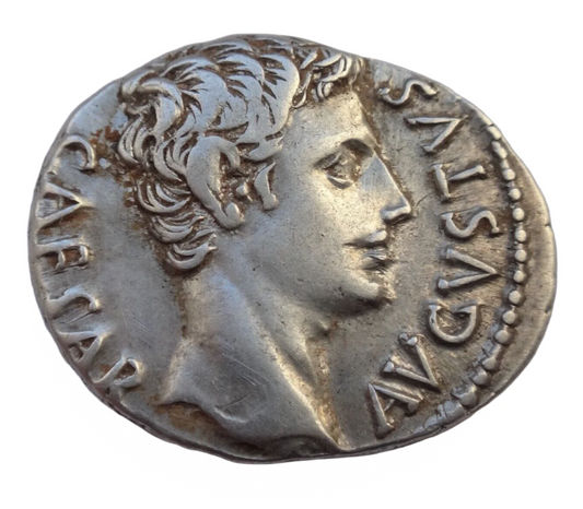 Roman Empire. Extremely Rare Augustus (27 BC-14 AD). AR Denarius. Rome