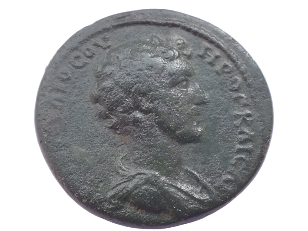 Extremely rare THRACE, Hadrianopolis. Marcus Aurelius. As Caesar,AD 139-161. Æ
