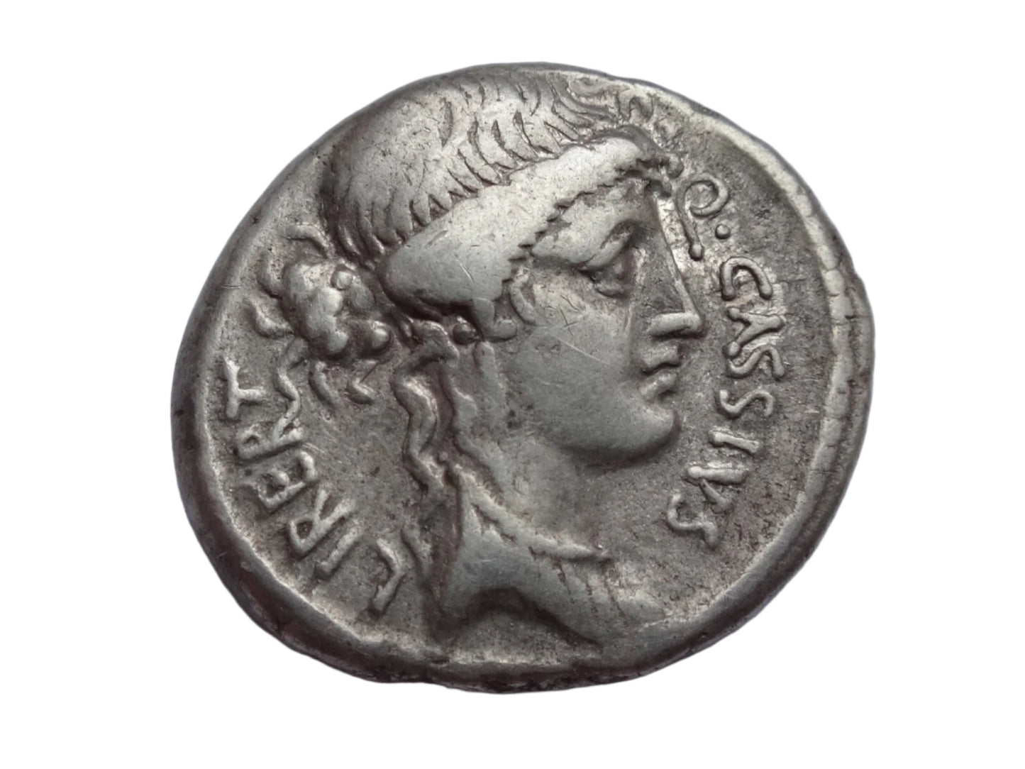 Roman Republic. Q. Cassius Longinus AR Denarius. Rome, 55 BC. Rome mint.