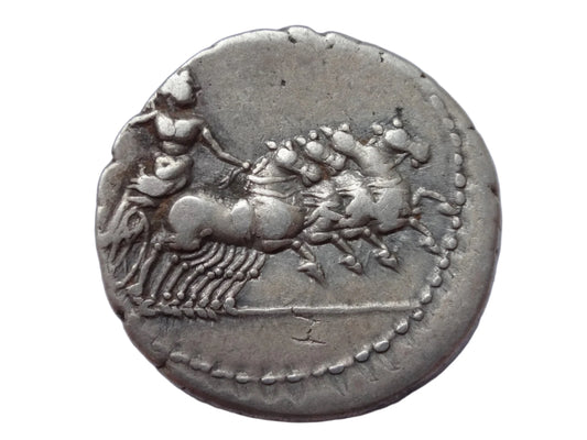Anonymous. Circa 86 BC. AR Denarius 3.72g / 19.5mm. 20R