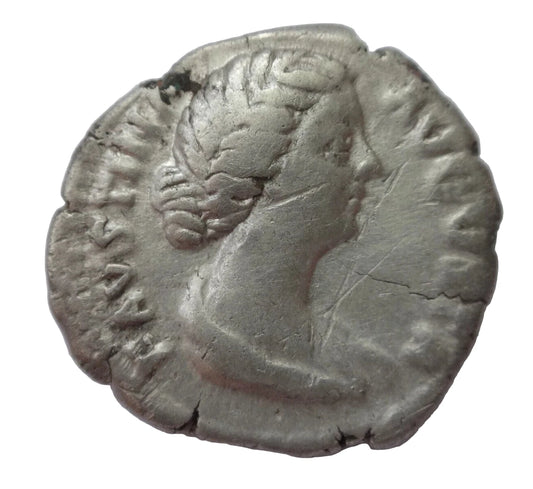 Faustina II, Augusta, 147-175. Denarius, Rome.
