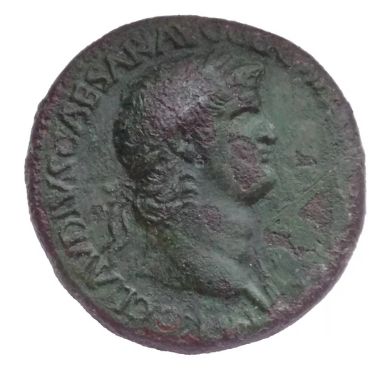Nero. AD 54-68. Æ Sestertius. Rome mint.