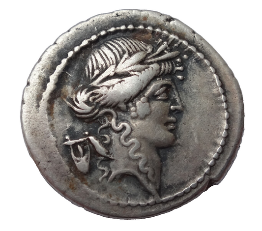 Roman Republic. P. Clodius M.f. Turrinus. 42 BC. AR Denarius . Rome mint.