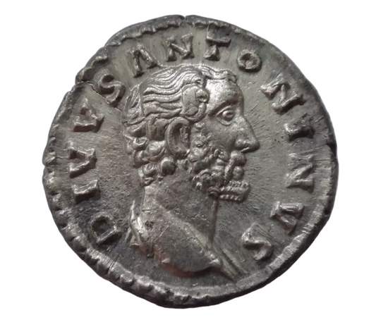 Roman Empire. Divus Antoninus Pius. Died AD 161.Consecration issue. AR. Denarius