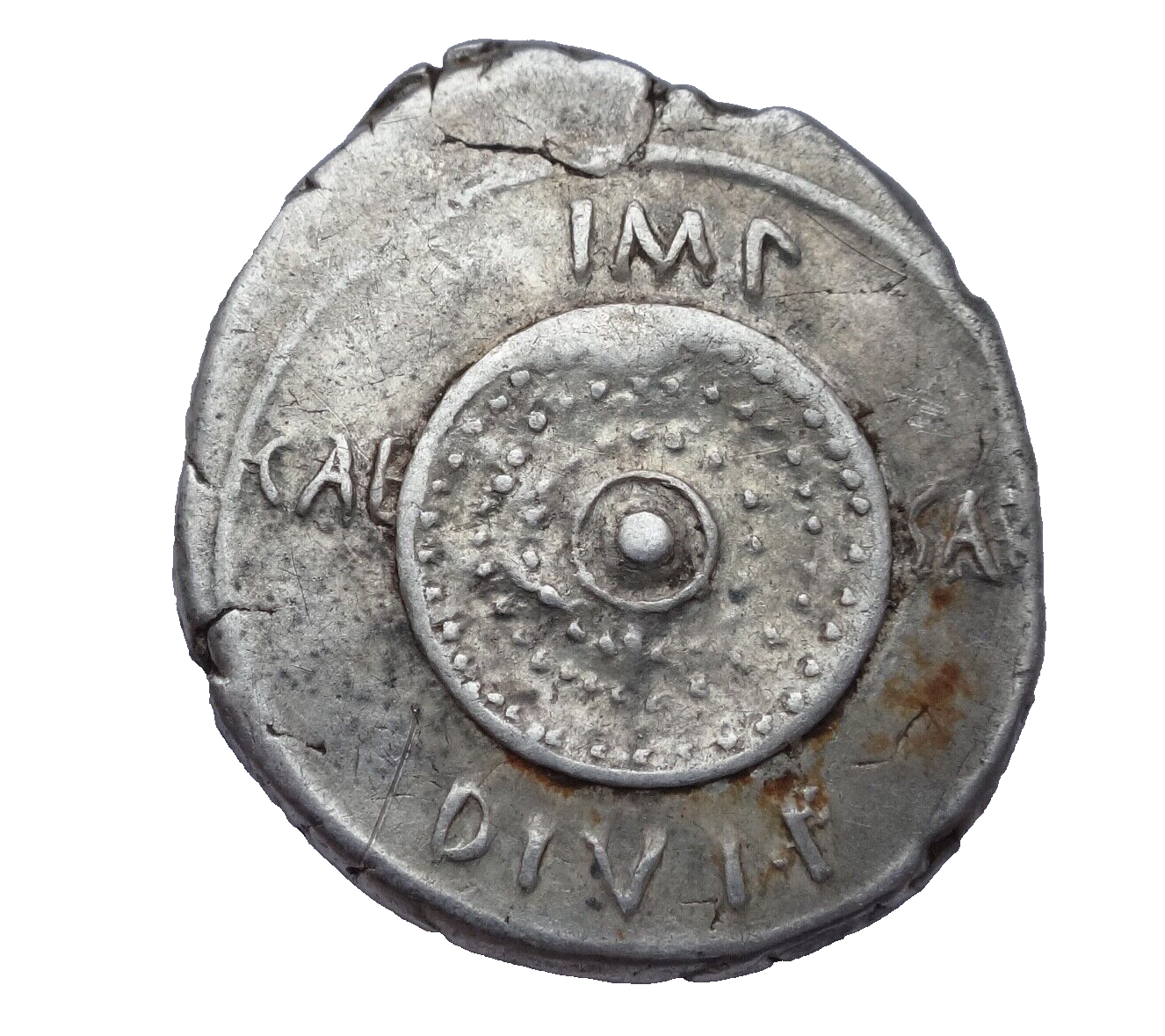 NGC VF 5/5- 3/5 Octavian 35/4 BC (Augustus) Roman Imperatorial AR Denarius
