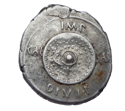 NGC VF 5/5- 3/5 Octavian 35/4 BC (Augustus) Roman Imperatorial AR Denarius