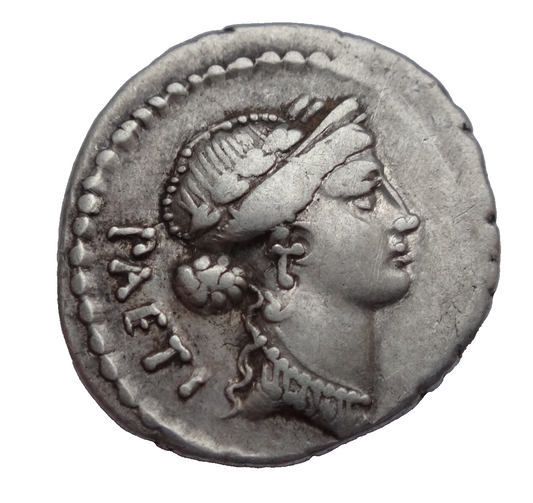 Roman Republic. C. Considius Paetus AR Denarius. Rome, 46 BC. Rome mint.