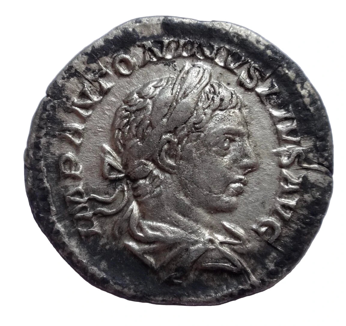 Elagabalus (218-222 AD). AR Denarius , Rome.