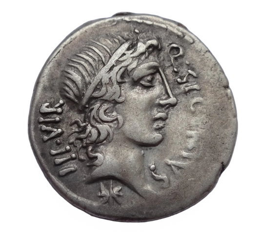 Roman Republican. The Pompeians. Q. Sicinius and C. Coponius. 49 BC. AR Denarius