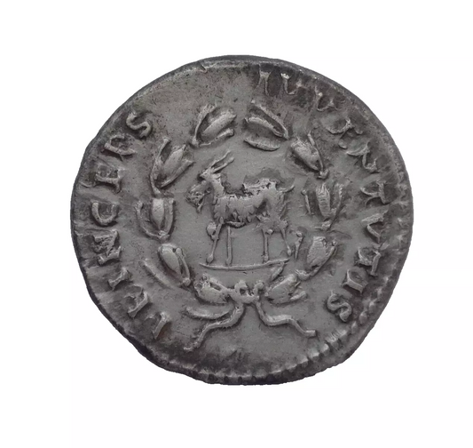 Domitian, as Caesar, 69-81. AR. Denarius.