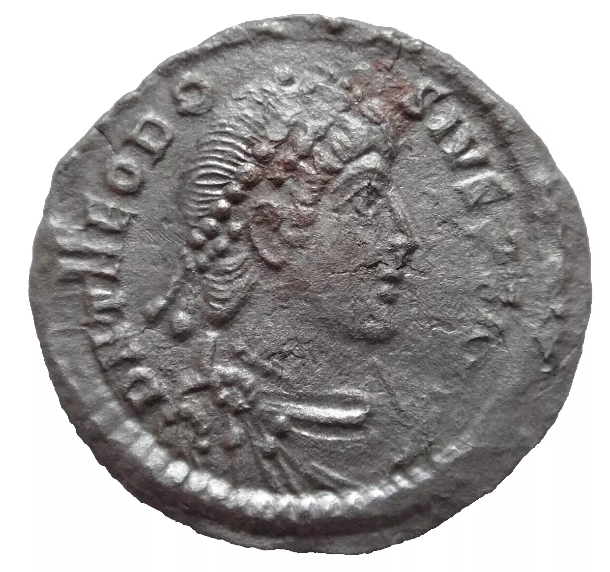 Theodosius I. A.D. 379-395. AR Siliqua.