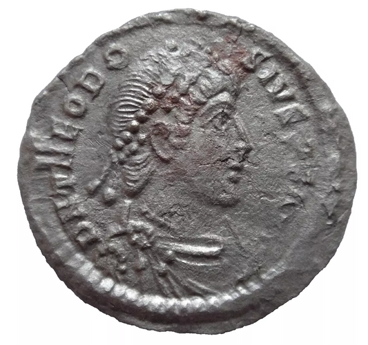 Theodosius I. A.D. 379-395. AR Siliqua.