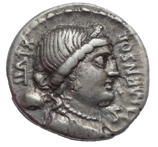 Roman Republic. L. Farsuleius Mensor. 76 BC. AR Denarius. Rome mint.. Rome mint.