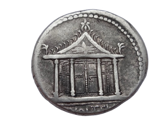 M. Volteius M.f. 78 BC. AR Denarius, Rome mint.