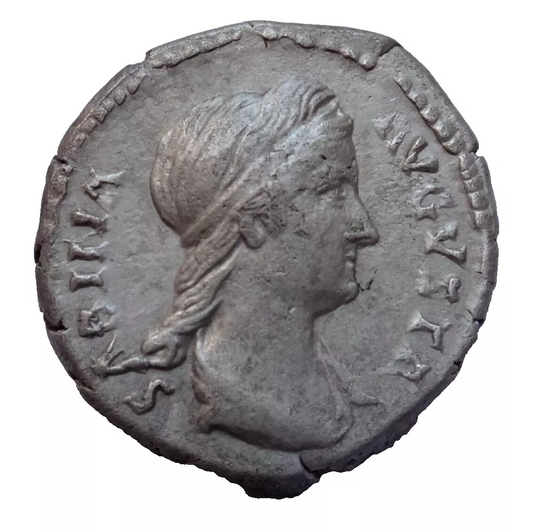 Sabina. Augusta, AD 128-136/7. AR Denarius. Rome mint.
