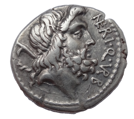 Roman Republic Cn. Nerius, L. Lentulus and Claudius Marcellus AR Denarius. Rome
